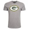 New Era Herren T-Shirt NFL Green Bay Packers Logo Grau