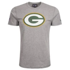 New Era Herren T-Shirt NFL Green Bay Packers Logo Grau