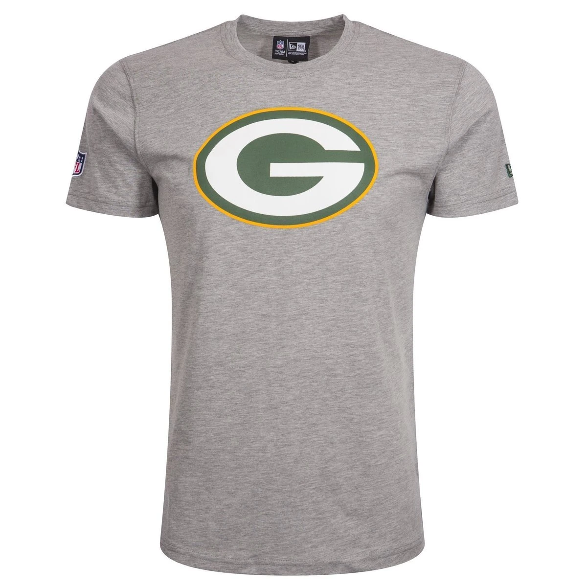 New Era Herren T-Shirt NFL Green Bay Packers Logo Grau 1 New Era Herren T-Shirt NFL Green Bay Packers Logo Grau