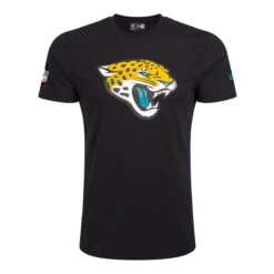 New Era Herren T-Shirt NFL Jacksonville Jaguars Logo Schwarz