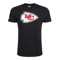 New Era Herren T-Shirt NFL Kansas City Chiefs Logo Schwarz