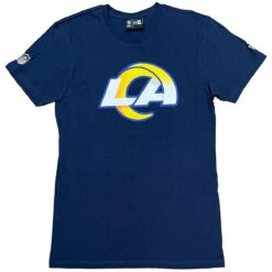 New Era Herren T-Shirt NFL Los Angeles Rams Logo Navy