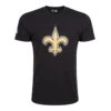 New Era Herren T-Shirt NFL New Orleans Saints Logo Schwarz