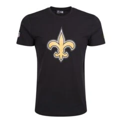 New Era Herren T-Shirt NFL New Orleans Saints Logo Schwarz