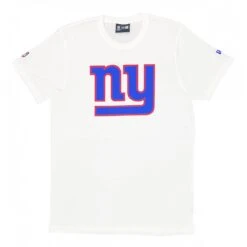 New Era Herren T-Shirt NFL New York Giants Logo Weiß