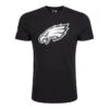 New Era Herren T-Shirt NFL Philadelphia Eagles Logo Schwarz