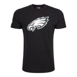 New Era Herren T-Shirt NFL Philadelphia Eagles Logo Schwarz