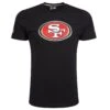 New Era Herren T-Shirt NFL San Francisco 49ers Logo Schwarz