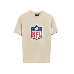 New Era Herren T-Shirt NFL Shield Logo Beige