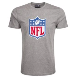 New Era Herren T-Shirt NFL Shield Logo Grau