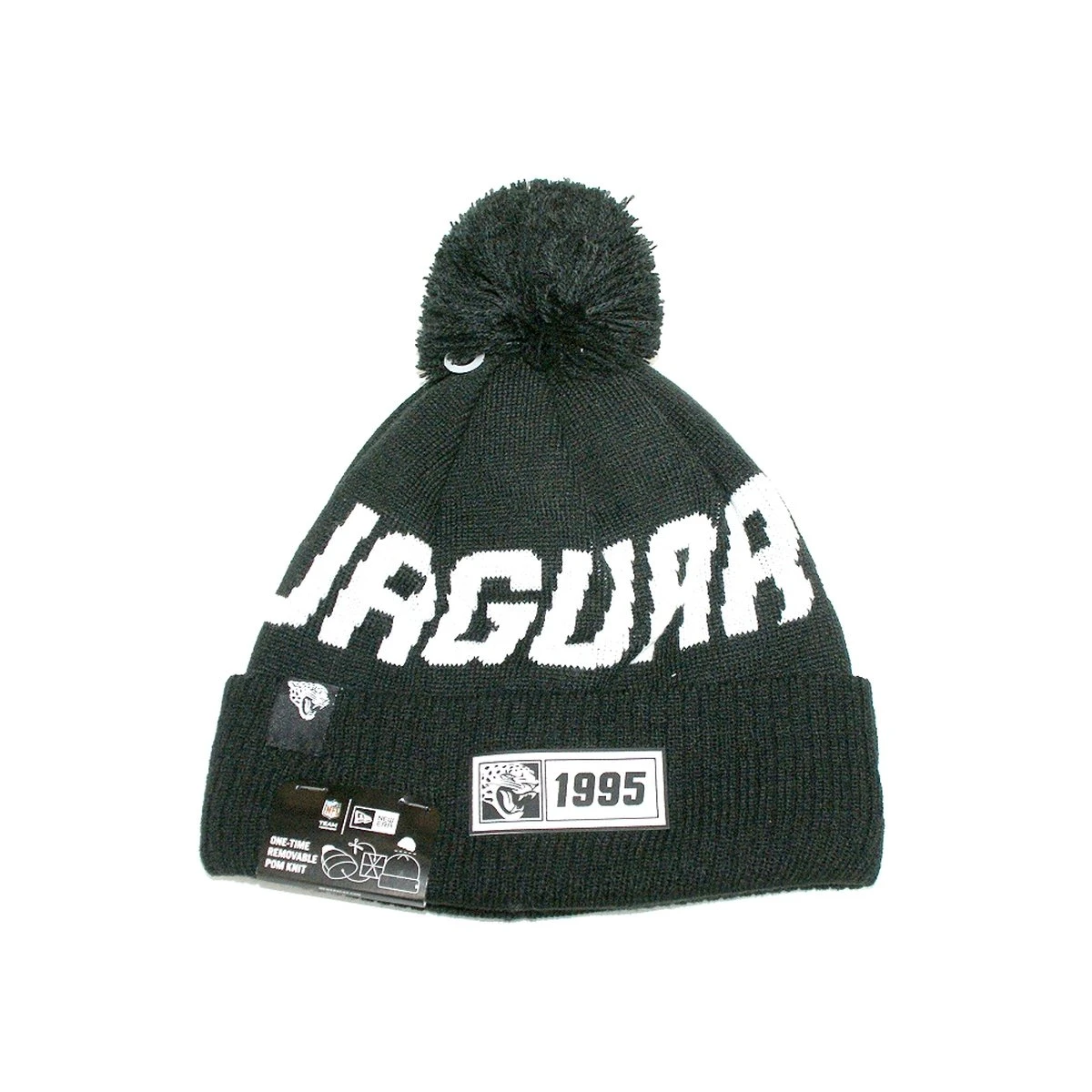 New Era Knit Beanie Onfield 2019 Road Jacksonville Jaguars Schwarz 1 New Era Knit Beanie Onfield 2019 Road Jacksonville Jaguars Schwarz