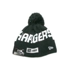 New Era Knit Beanie Onfield 2019 Road Los Angeles Chargers Schwarz