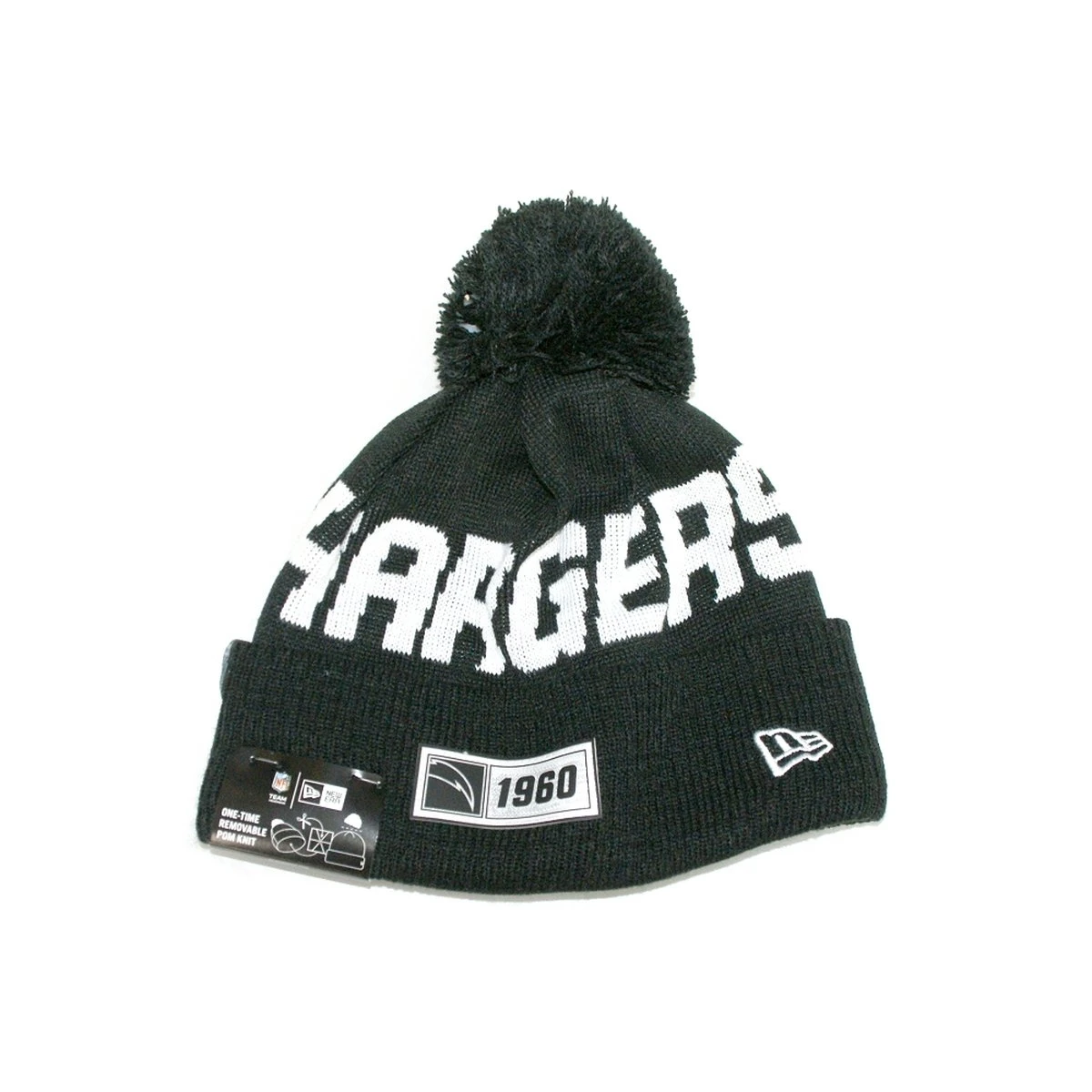 New Era Knit Beanie Onfield 2019 Road Los Angeles Chargers Schwarz 1 New Era Knit Beanie Onfield 2019 Road Los Angeles Chargers Schwarz