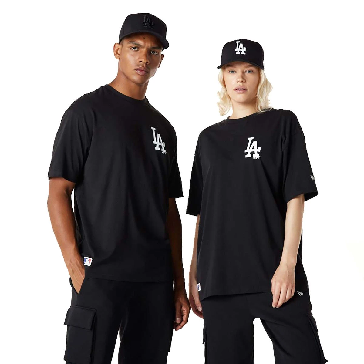 New Era Unisex T-Shirt Los Angeles Dodgers Essentials Oversized Black/white 1 New Era Unisex T-Shirt Los Angeles Dodgers Essentials Oversized Black/white