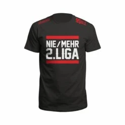 Nie Mehr 2. Liga T-Shirt Schwarz | Düsseldorf | Aufstieg 2018