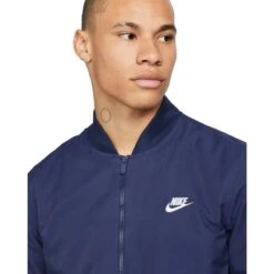 Nike Herren Bomberjacke Sportswear Essential Midnight Navy/white 8 Nike Herren Bomberjacke Sportswear Essential Midnight Navy/white -Sportausrüstung nike herren bomberjacke sportswear essential midnight navy white3
