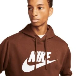 Nike Herren Hoodie Club Fleece Cacao Wow/cacao Wow/white -Sportausrüstung nike herren hoodie club fleece cacao wow cacao wow white5