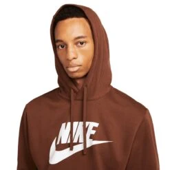 Nike Herren Hoodie Club Fleece Cacao Wow/cacao Wow/white -Sportausrüstung nike herren hoodie club fleece cacao wow cacao wow white7