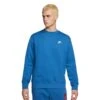 Nike Herren Sweater Sportswear Club Fleece Dk Marina Blue/white