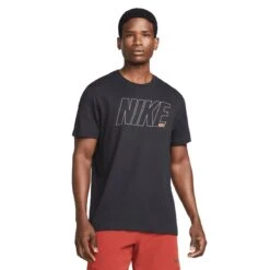Nike Herren T-Shirt Dri-Fit Graphic Training Black