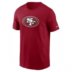 Nike Herren T-Shirt NFL Logo Essential San Francisco 49ers Red
