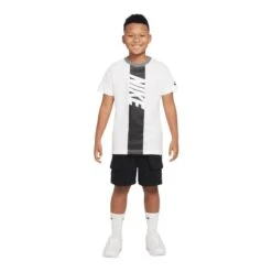 Nike Kinder T-Shirt Amplify White/smoke Grey -Sportausrüstung nike kinder t shirt amplify white smoke grey3