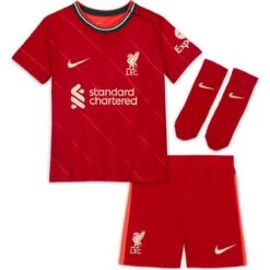 Nike Liverpool FC Babykit Heimtrikot 2021/22 Gym Red/bright Crimson/fossil
