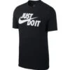Nike Sportswear Herren T-Shirt Just Do It Swoosh Black/white
