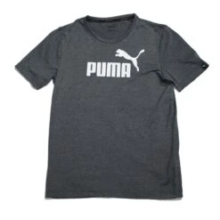PUMA Herren ESS Essential No.1 Logo Tee T-Shirt Grau