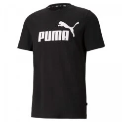 PUMA Herren T-Shirt ESS Logo Puma Black