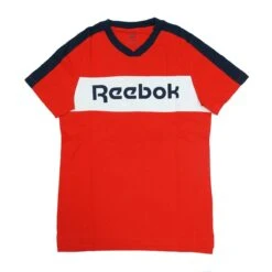 Reebok Herren T-Shirt Color Block Red