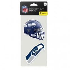 Seattle Seahawks 2er Set Aufkleber Helm/Logo